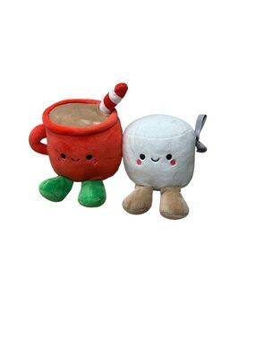 Hallmark Christmas Cocoa Mug & Marshmallow Plush Ornament Set Pair